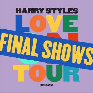 Harry Styles Black Hoodie Bright Multicolor TPWK Treat People With Kindness Logo